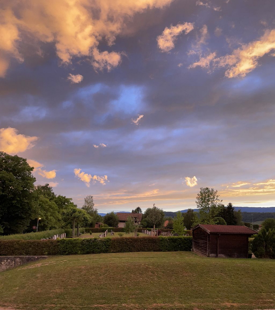 ein vertikal angefangenes Panorama