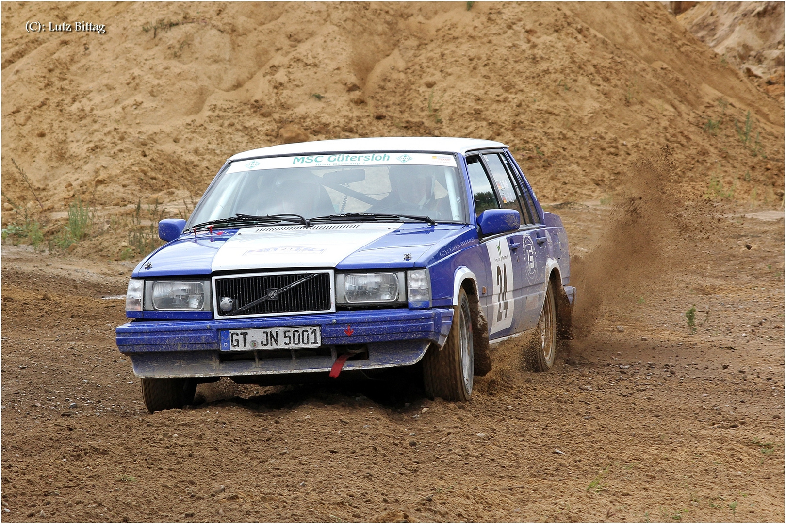 Ein Volvo in Deppings Sandkasten