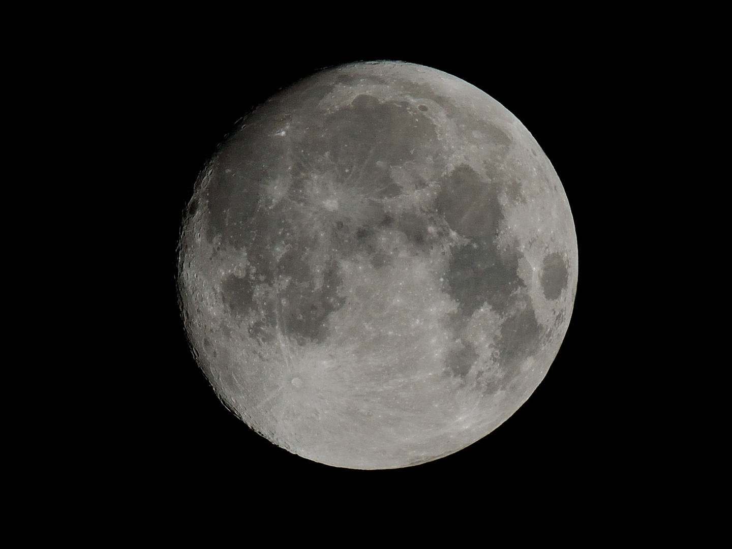 ein Vorgeschmack auf die kommende Mondfinsternis