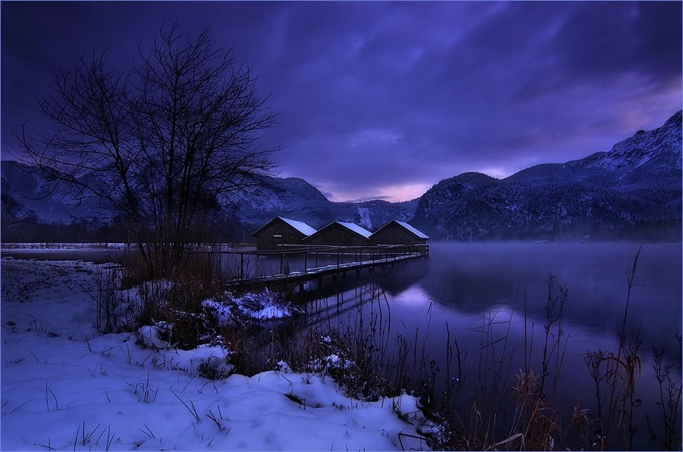 Ein vorweihnachtlicher Winterabend