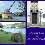 Ein Wahrzeichen von Andernach: der alte Kran