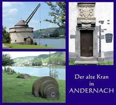 Ein Wahrzeichen von Andernach: der alte Kran