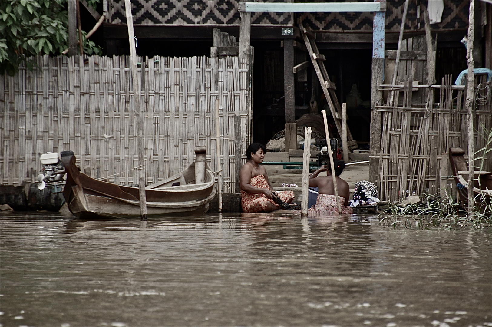 ein waschtagtratsch, burma 2011