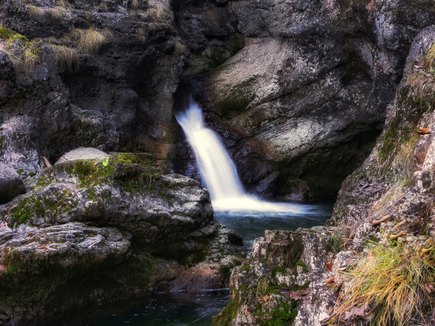 Ein Wasserfall im Oberland