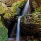 Ein Wasserfall in der Sächsischen Schweiz