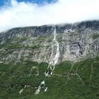 Ein Wasserfall in Norwegen