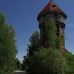 Ein Wasserturm für Bahnschwellen