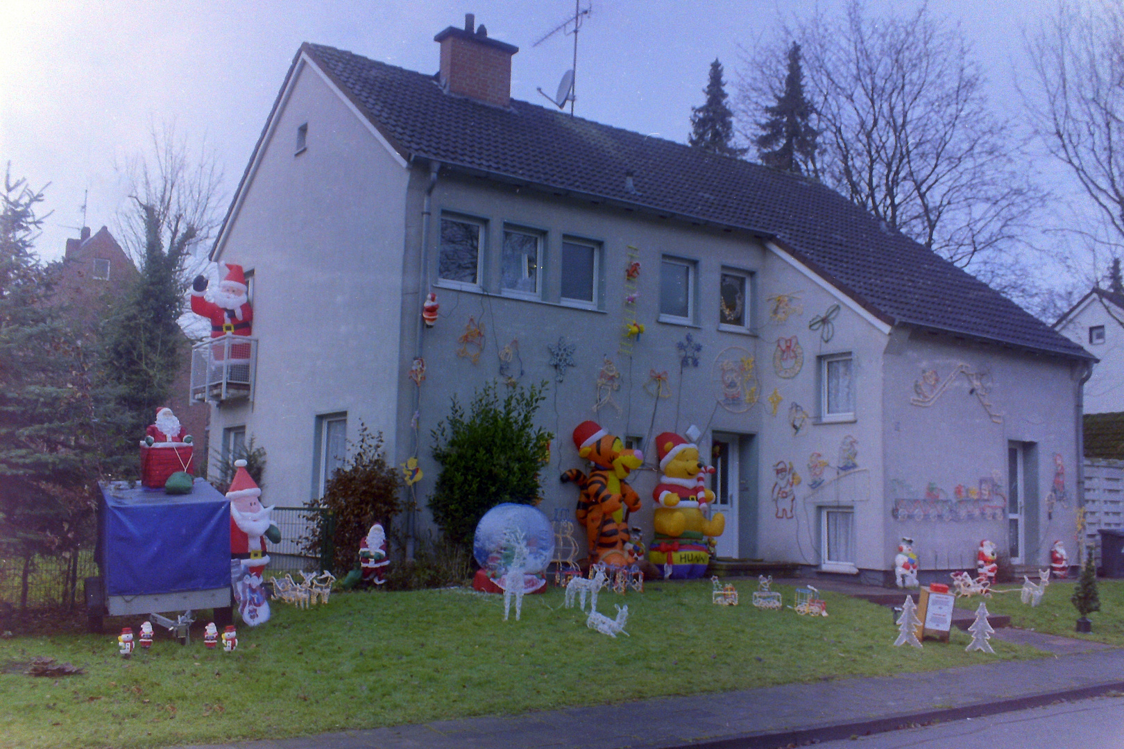 Ein "Weihnachtshaus" im Jahr 2008