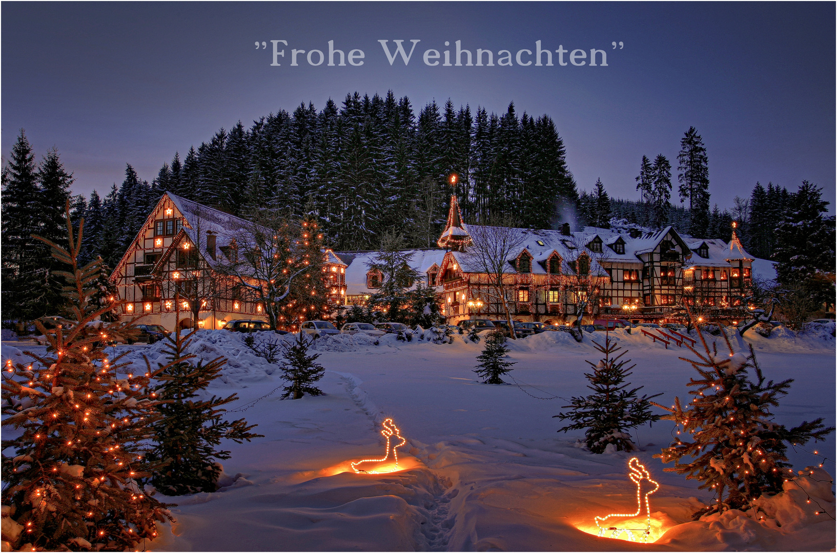 ein Weihnachtszauber Foto & Bild  gratulation und feiertage 