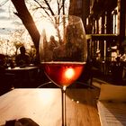 Ein Wein zum Sonnenuntergang