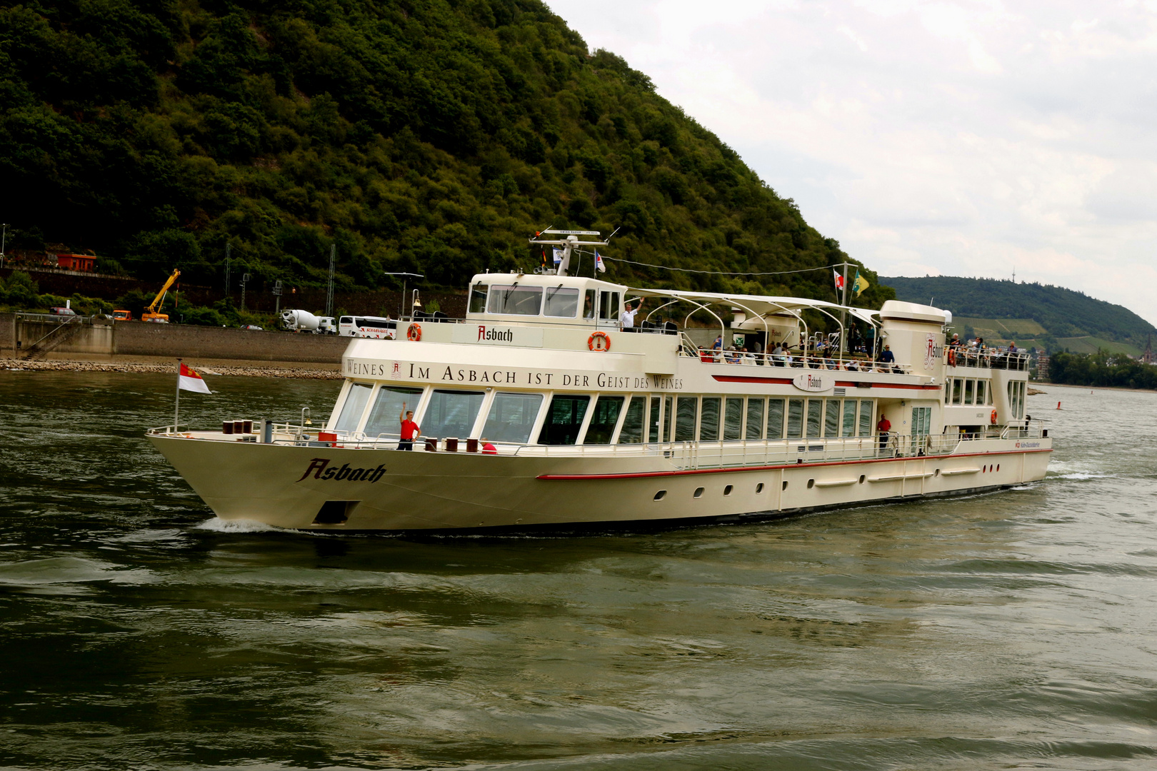 Ein Weingeist auf dem Rhein