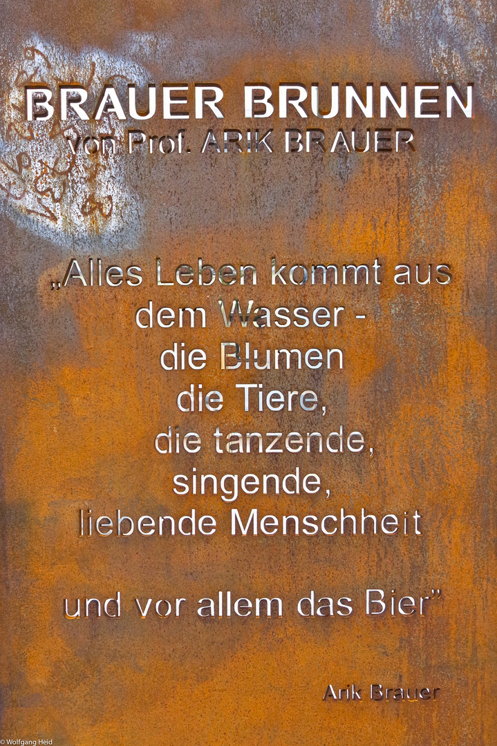 Ein weiser Spruch von Arik Brauer