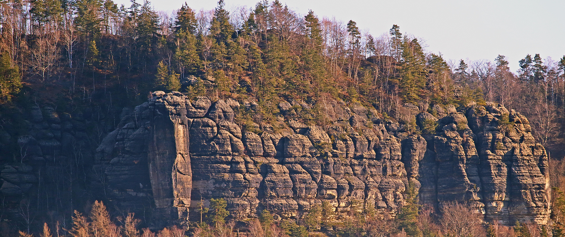 Ein weiterer Blick in die Schrammsteinkette