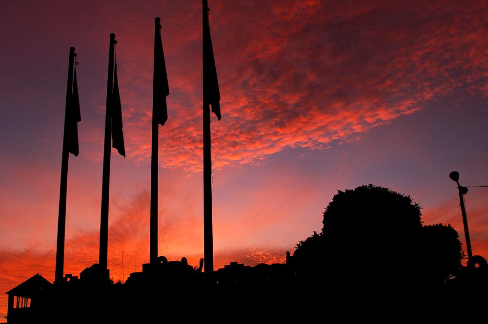 Ein weiterer einzigartiger Sonnenuntergang