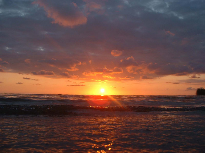 Ein weiterer niederländischer Sonnenuntergang...