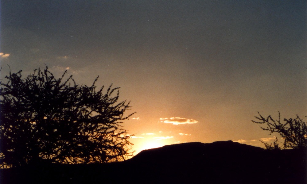 Ein weiterer Sonnenuntergang