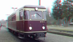 Ein weiterer Triebwagen der Harzer Schmalspur Bahnen