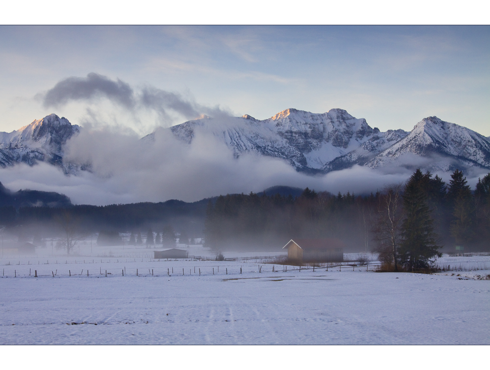 Ein wenig alten Schnee