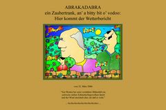 EIN WETTERZAUBER für die Veranda - damit das Wetter das sieht!