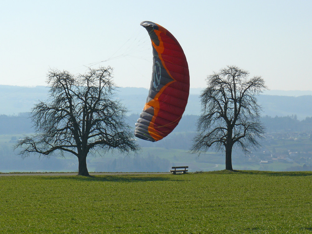 ein windiger Tag mit dem Kite.....