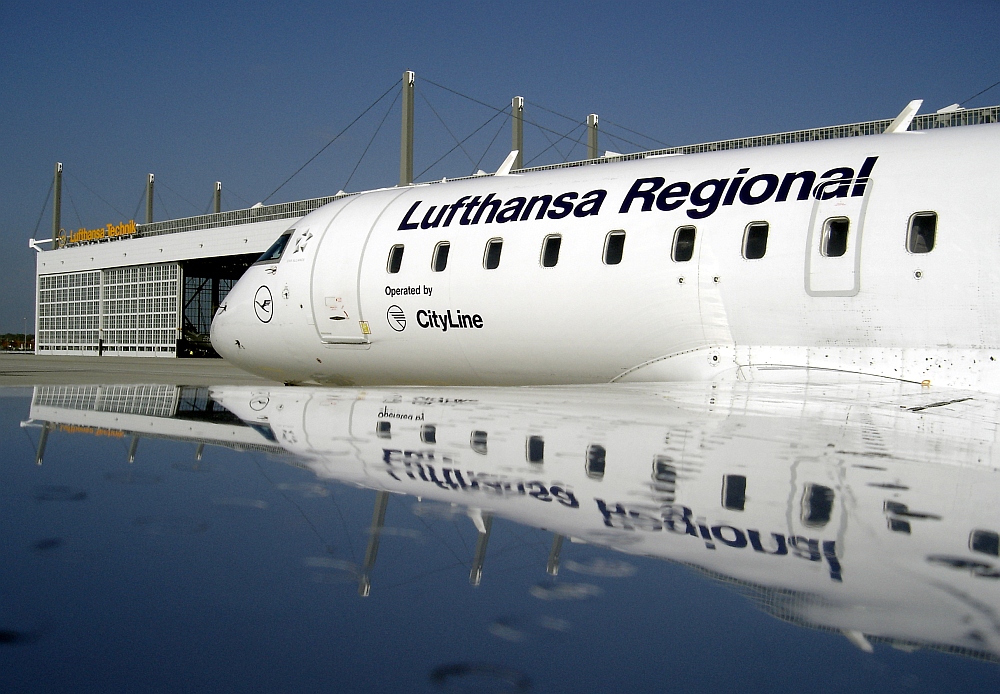 Ein Winglet fotografiert zurück