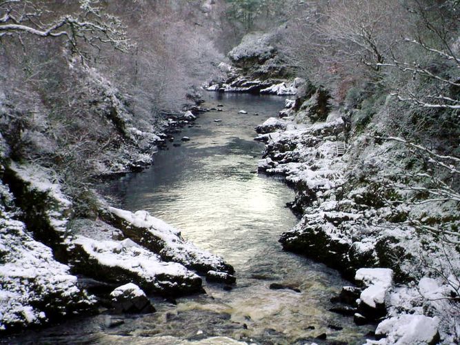 Ein Winter-Fluß