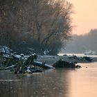 Ein Winterabend an der wilden Isar 