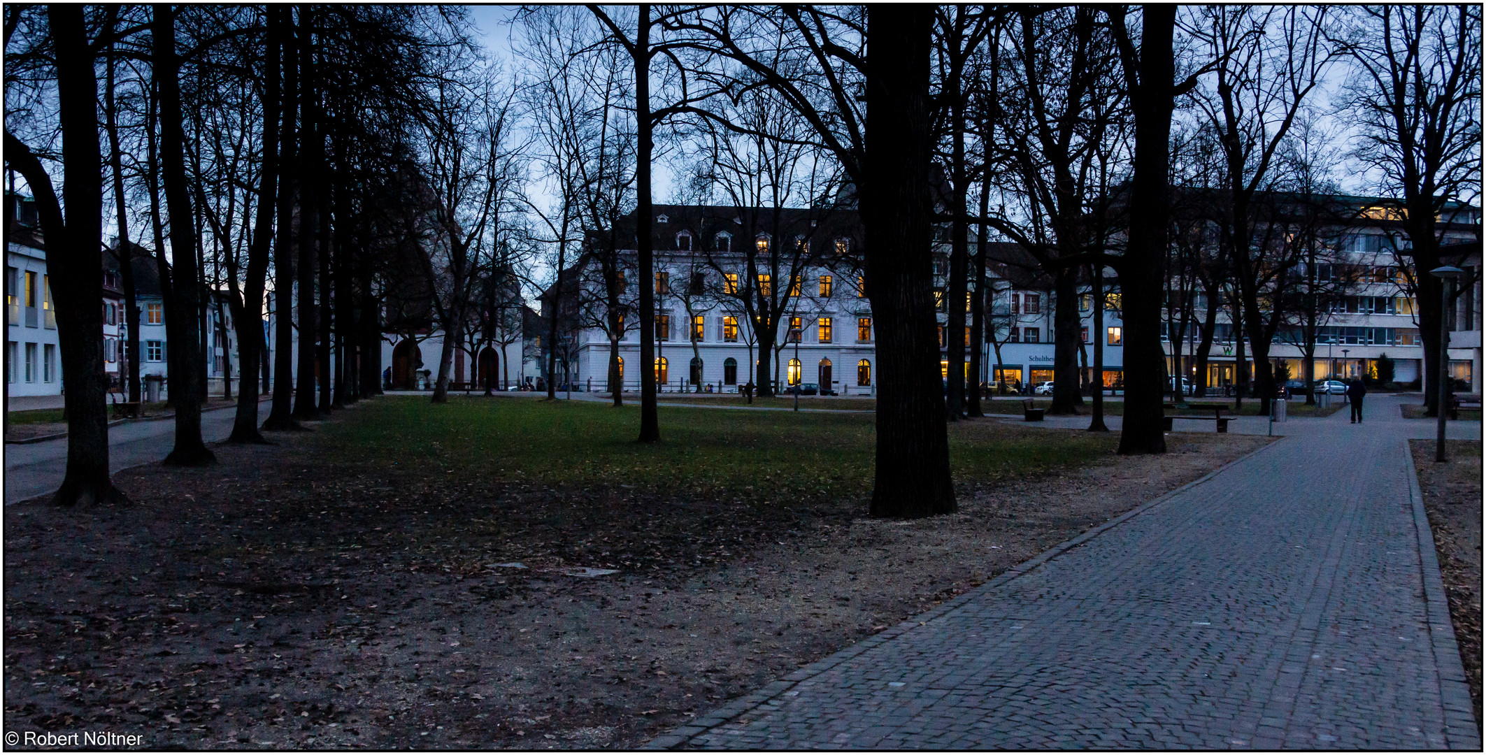 Ein Winterabend auf dem Petersplatz