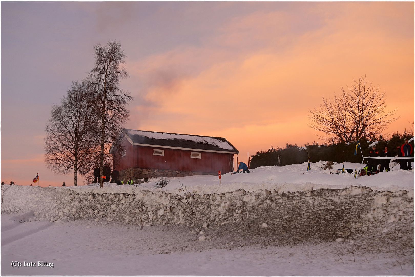 Ein Winterabend in Norwegen