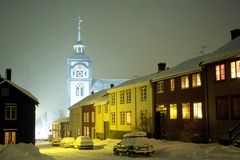 Ein Winterabend in Røros