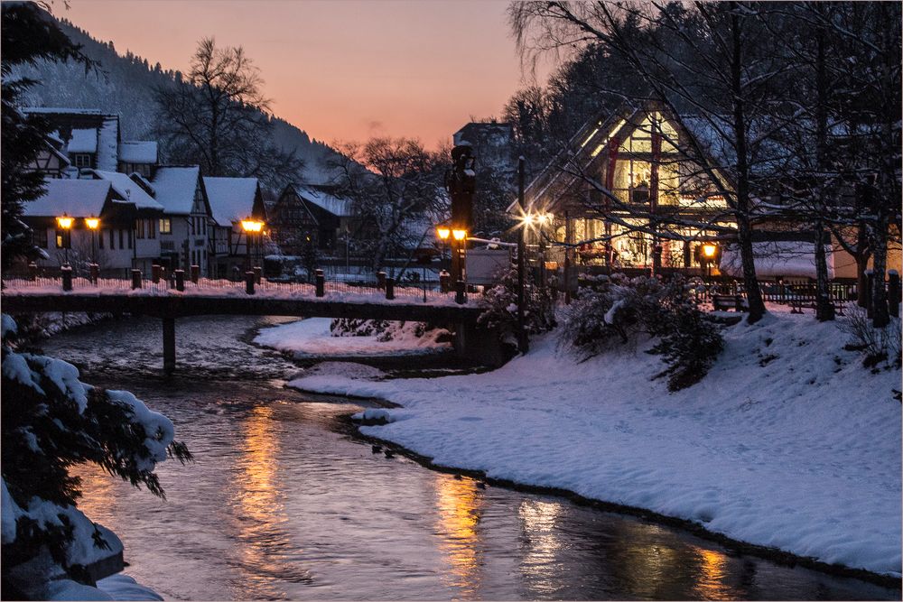 Ein Winterabend in Schiltach