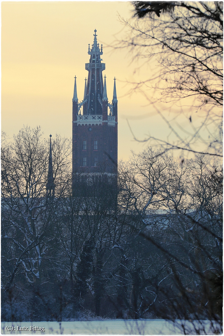 Ein Winterabend in Wörlitz