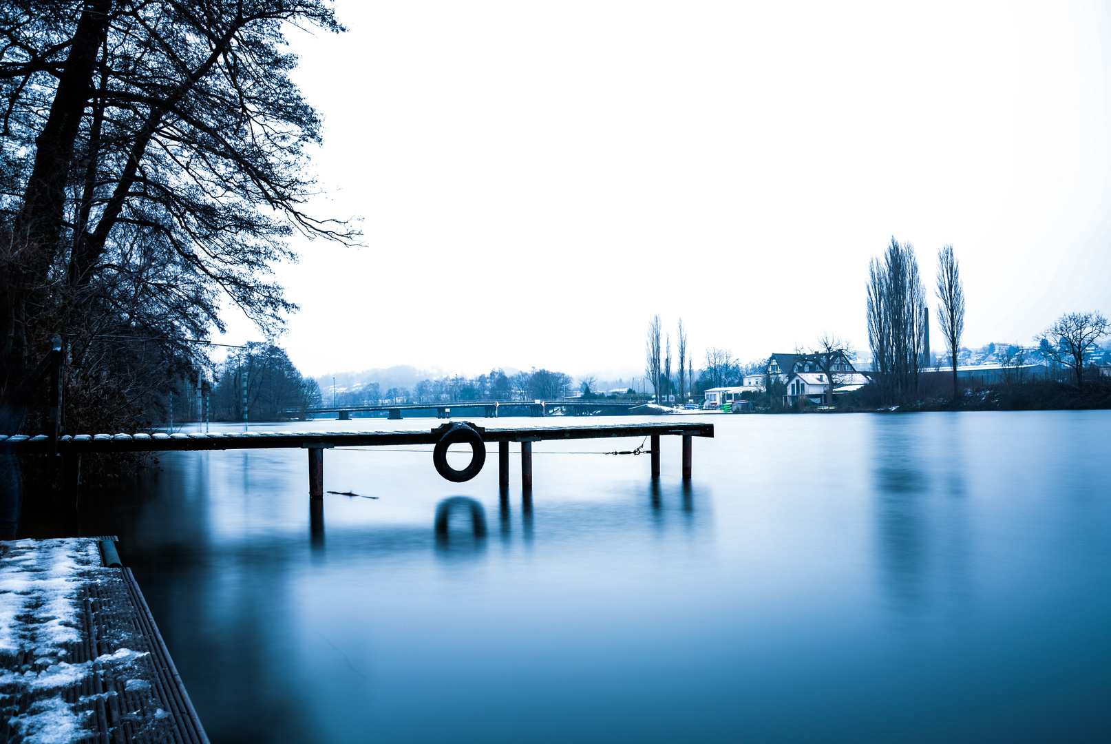 Ein Winterlicher Tag am Baldeneysee in Essen