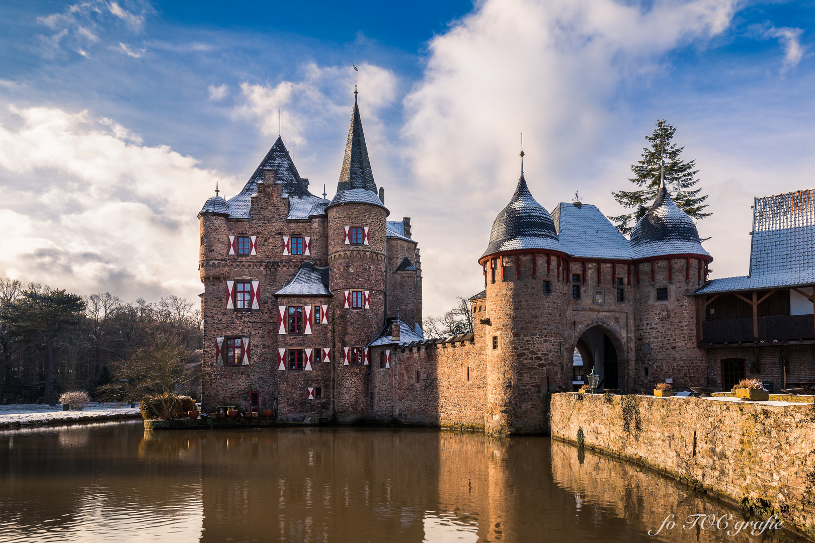 Ein winterlicher Vormittag auf Burg Satzvey