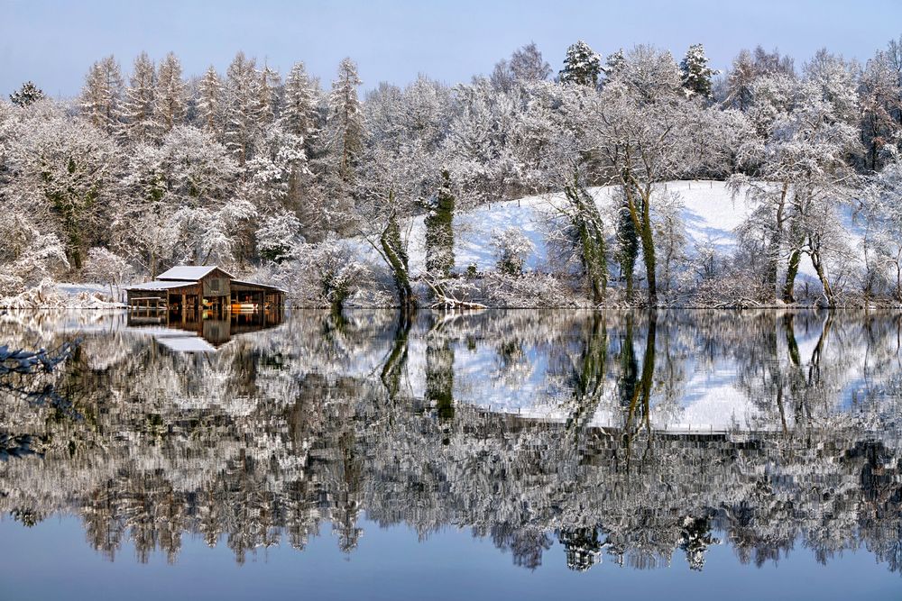 Ein Wintermärchen am See