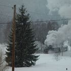 Ein Wintermärchen mit der Dampfeisenbahn....