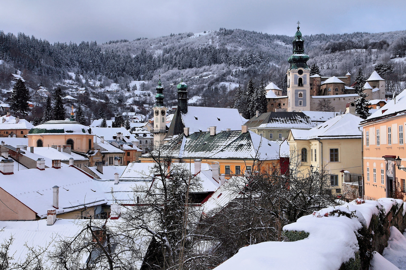 Ein Wintermärchen... (UNESCO Weltkulturerbe Stiavnica - SK)