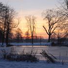 Ein Wintermorgen im Schloßpark