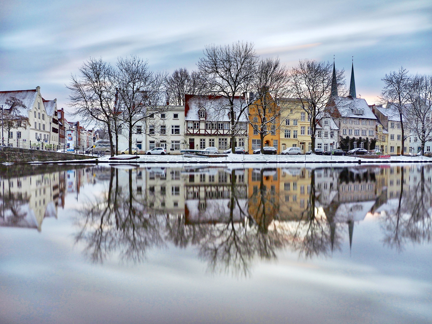 ein Wintermorgen in Lübeck