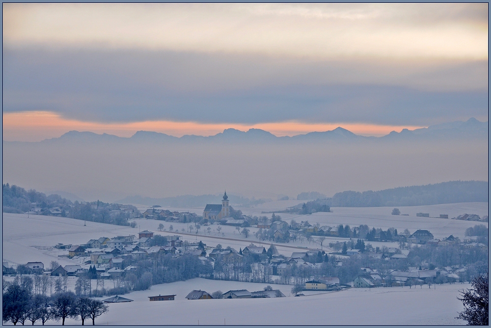 Ein Wintermorgen in meiner Heimat...