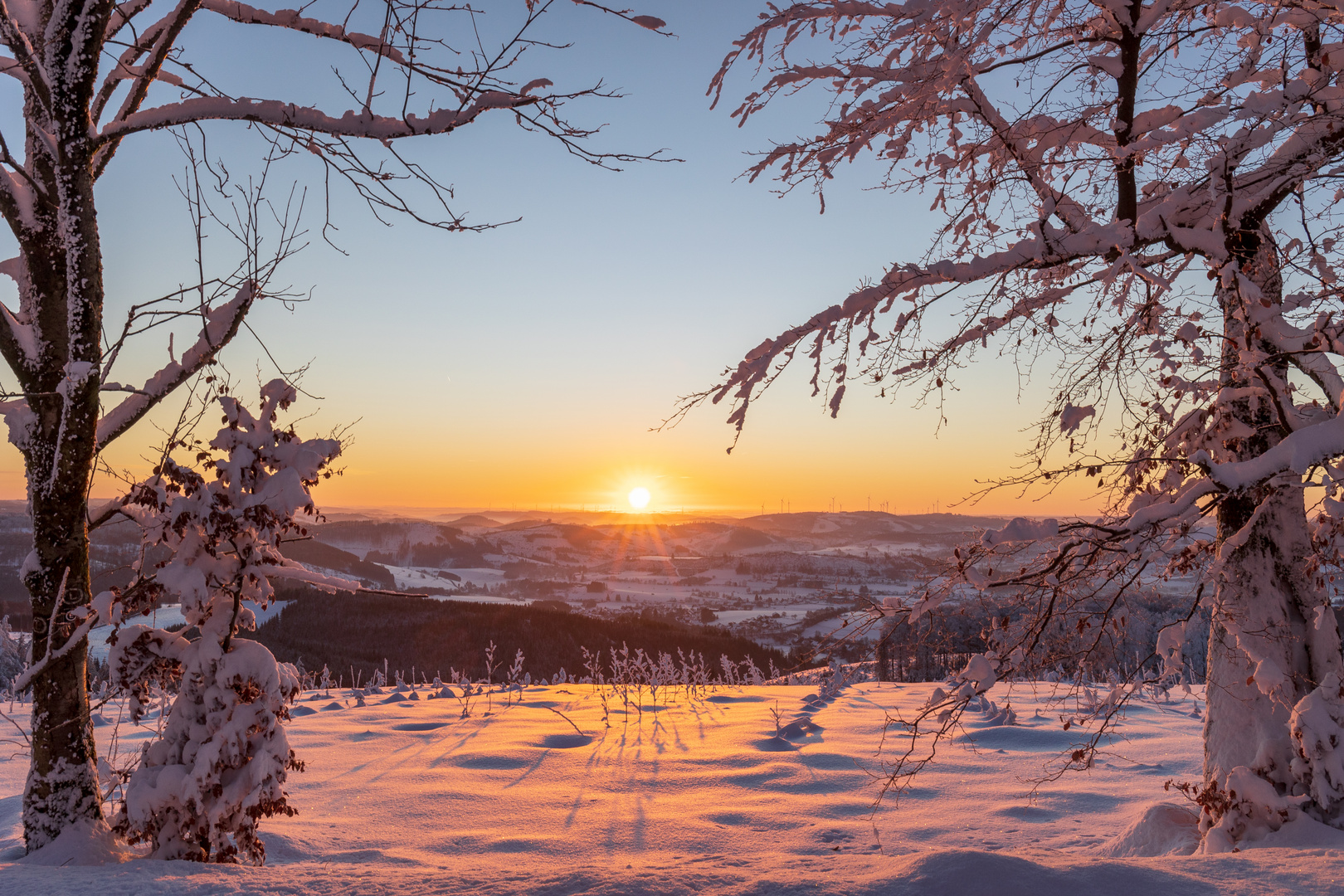 Ein Wintermorgen in Wittgenstein