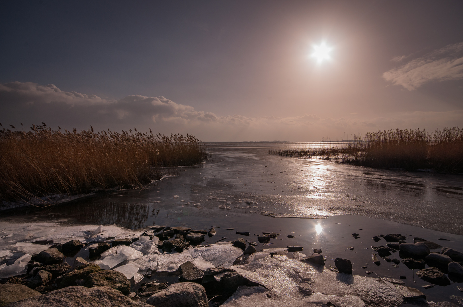 Ein Wintertag am Achterwasser 