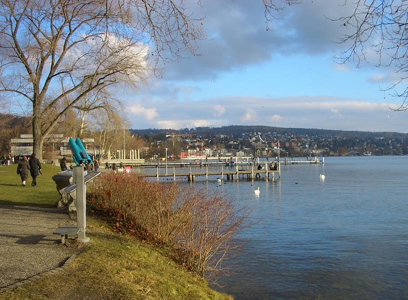 Ein Wintertag am Zürichsee