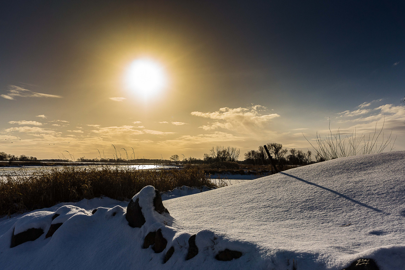 Ein Wintertag an der Oder