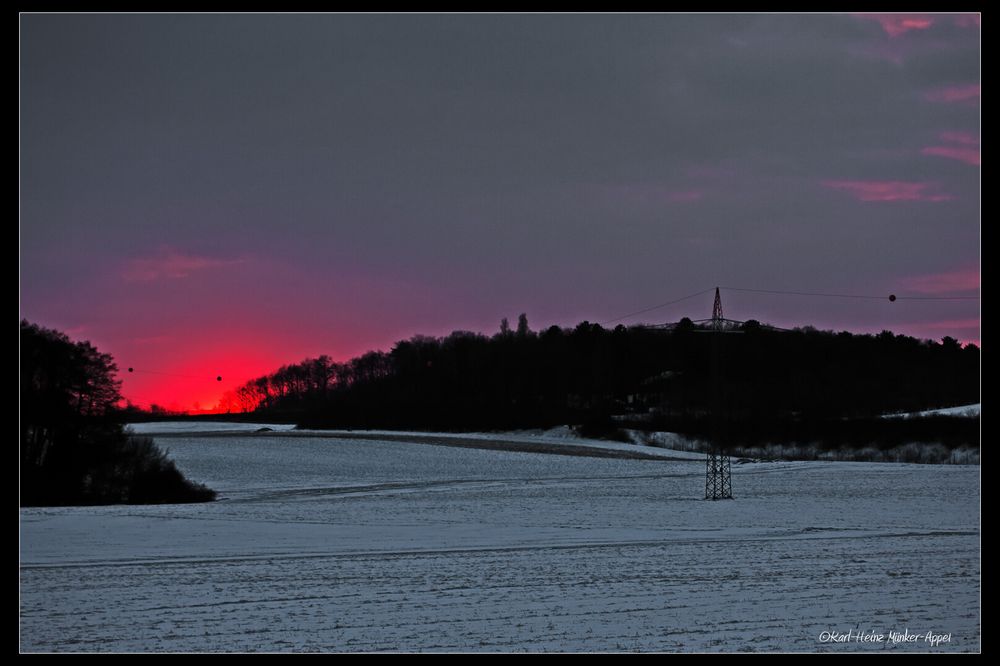 Ein Wintertag geht