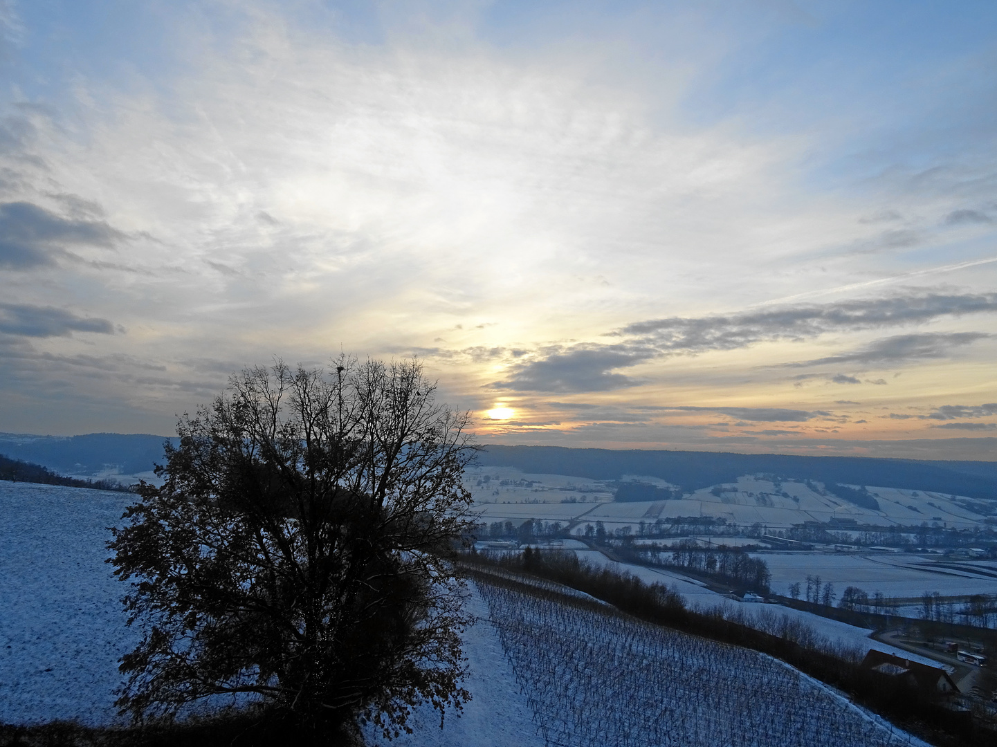 ein Wintertag geht zu Ende