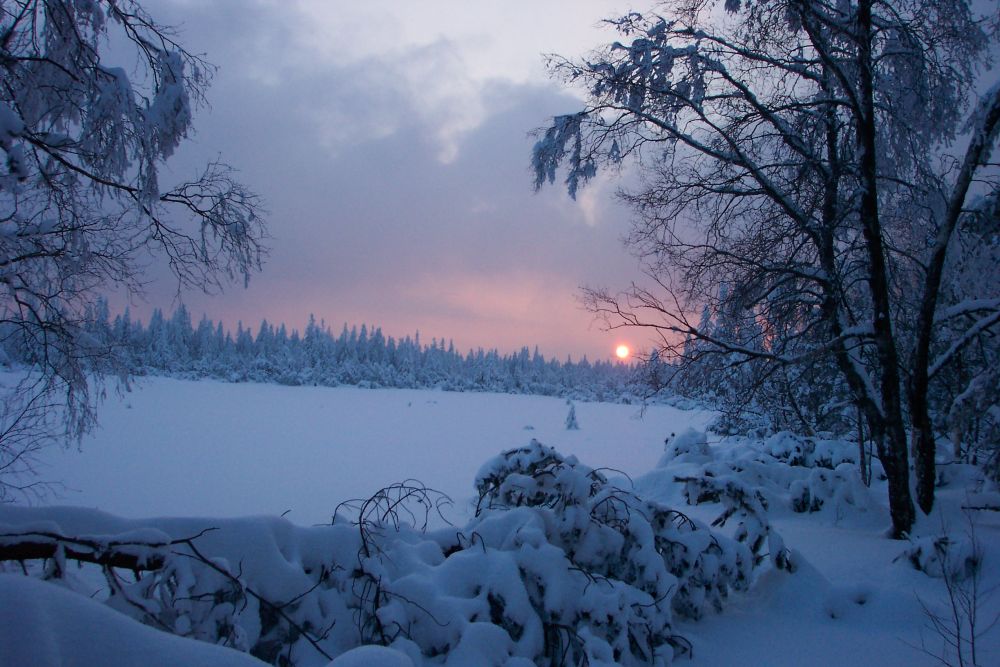 Ein Wintertag geht zuende