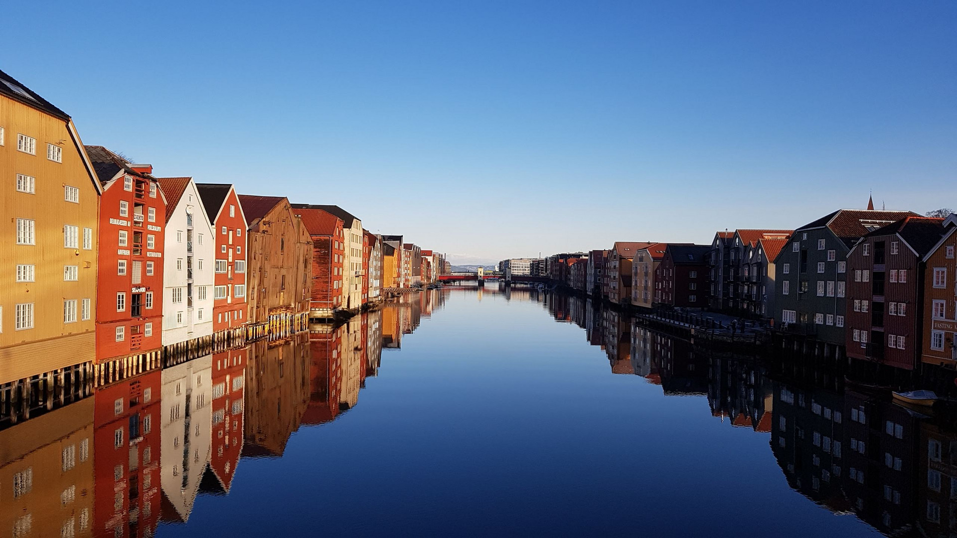 Ein Wintertag in Trondheim im Januar 2020