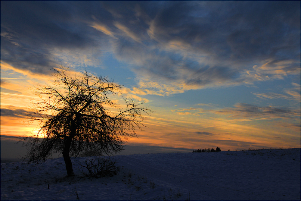 EIN WINTERTAG VERABSCHIEDET SICH