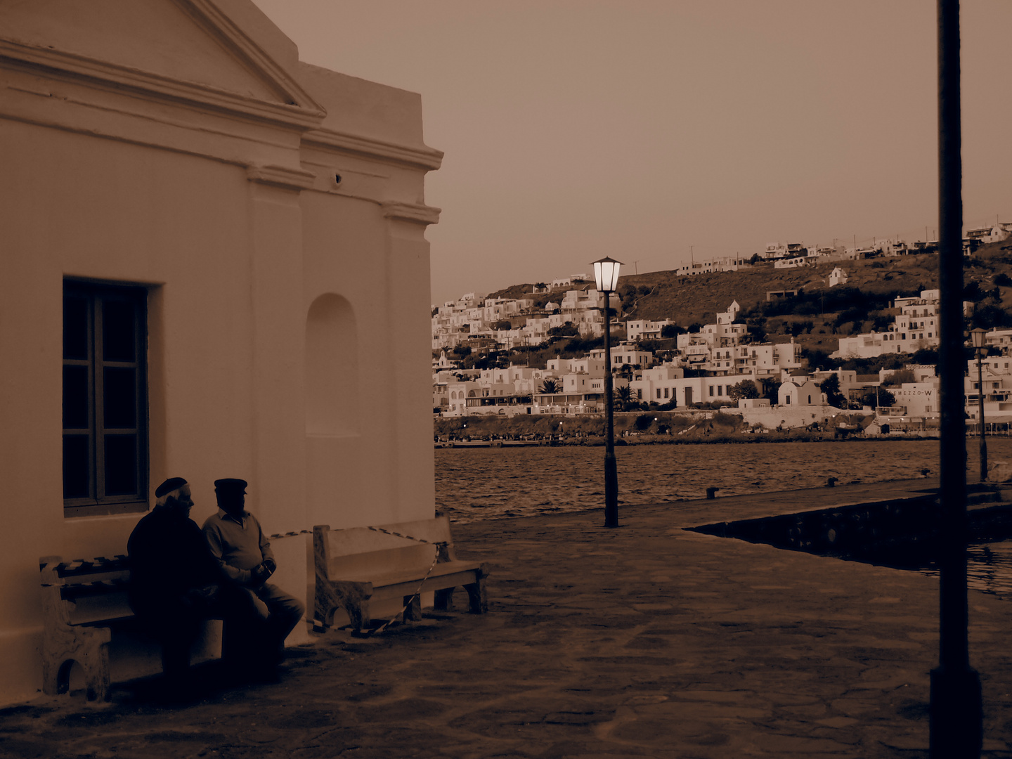 ein wohlverdienter Feierabend auf Mykonos